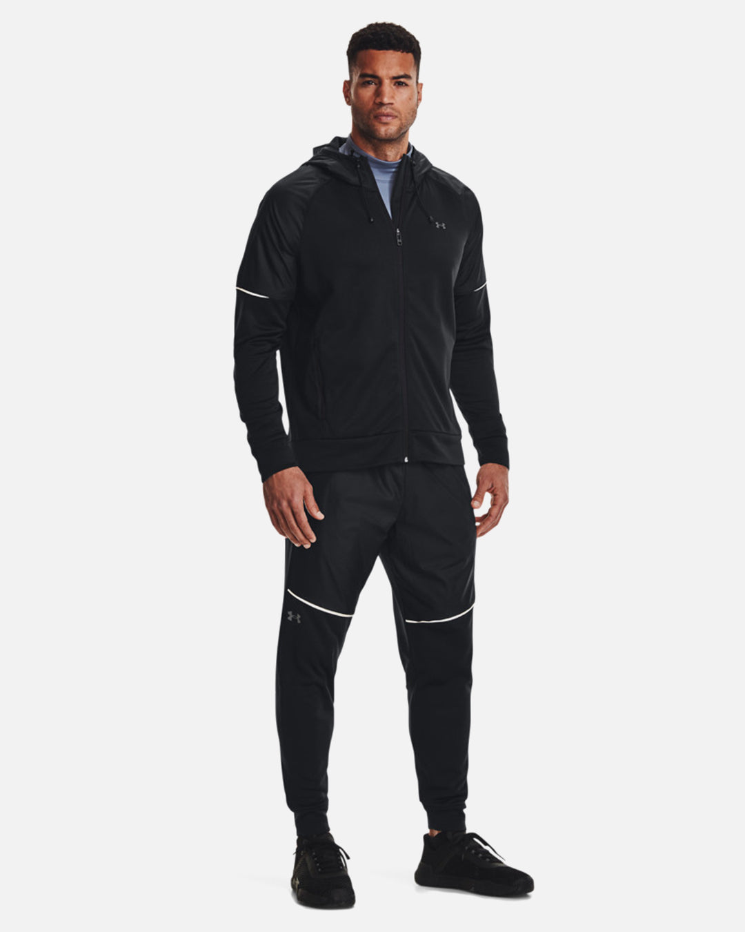 Under Armor Fleece Storm Tracksuit - Black/White – Footkorner