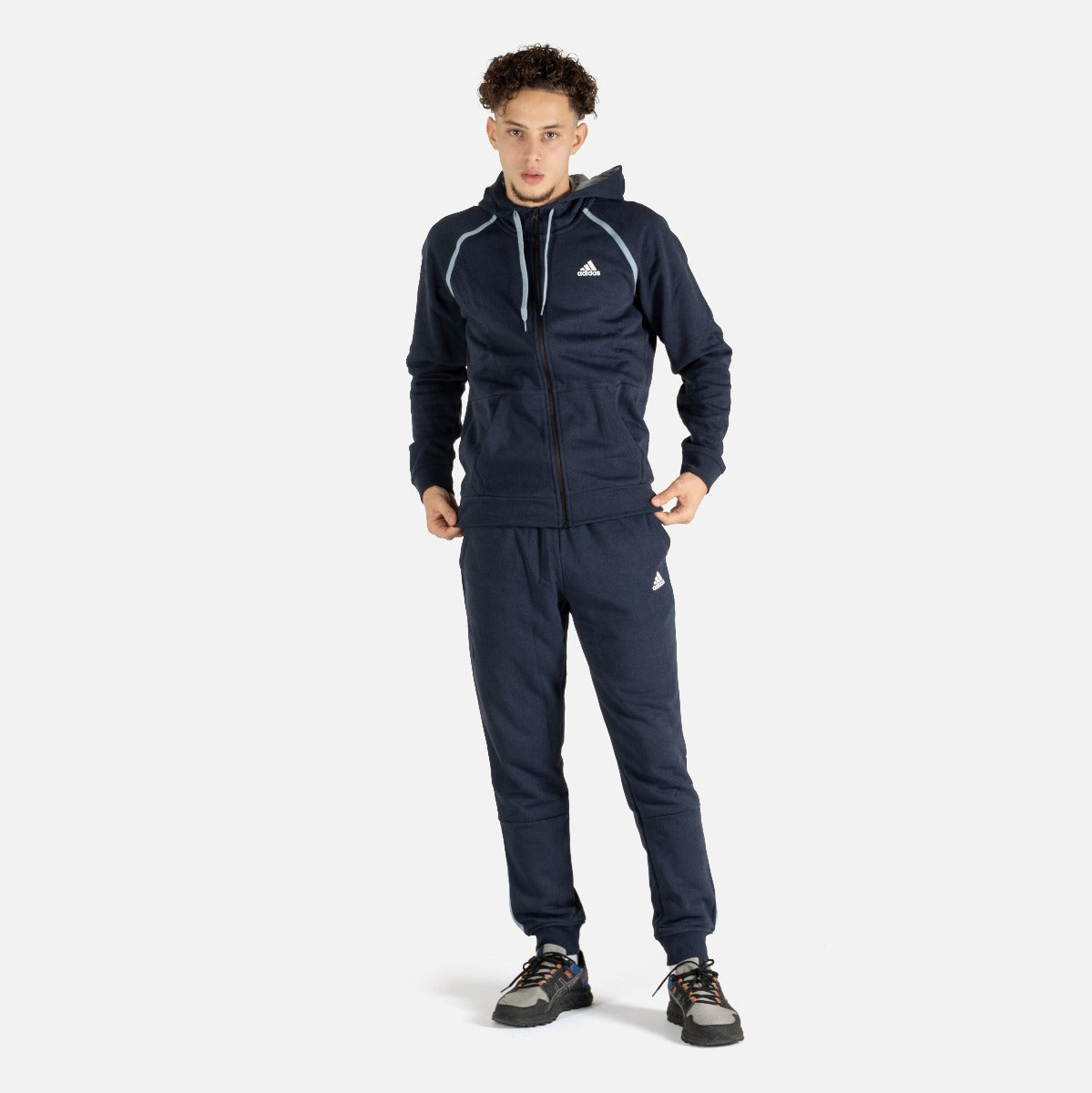 Survêtement Adidas MTS Cotton Pip - Bleu