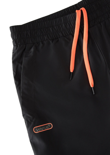 Emporio Armani EA7 Ventus 7 Hooded Tracksuit - Black/Orange
