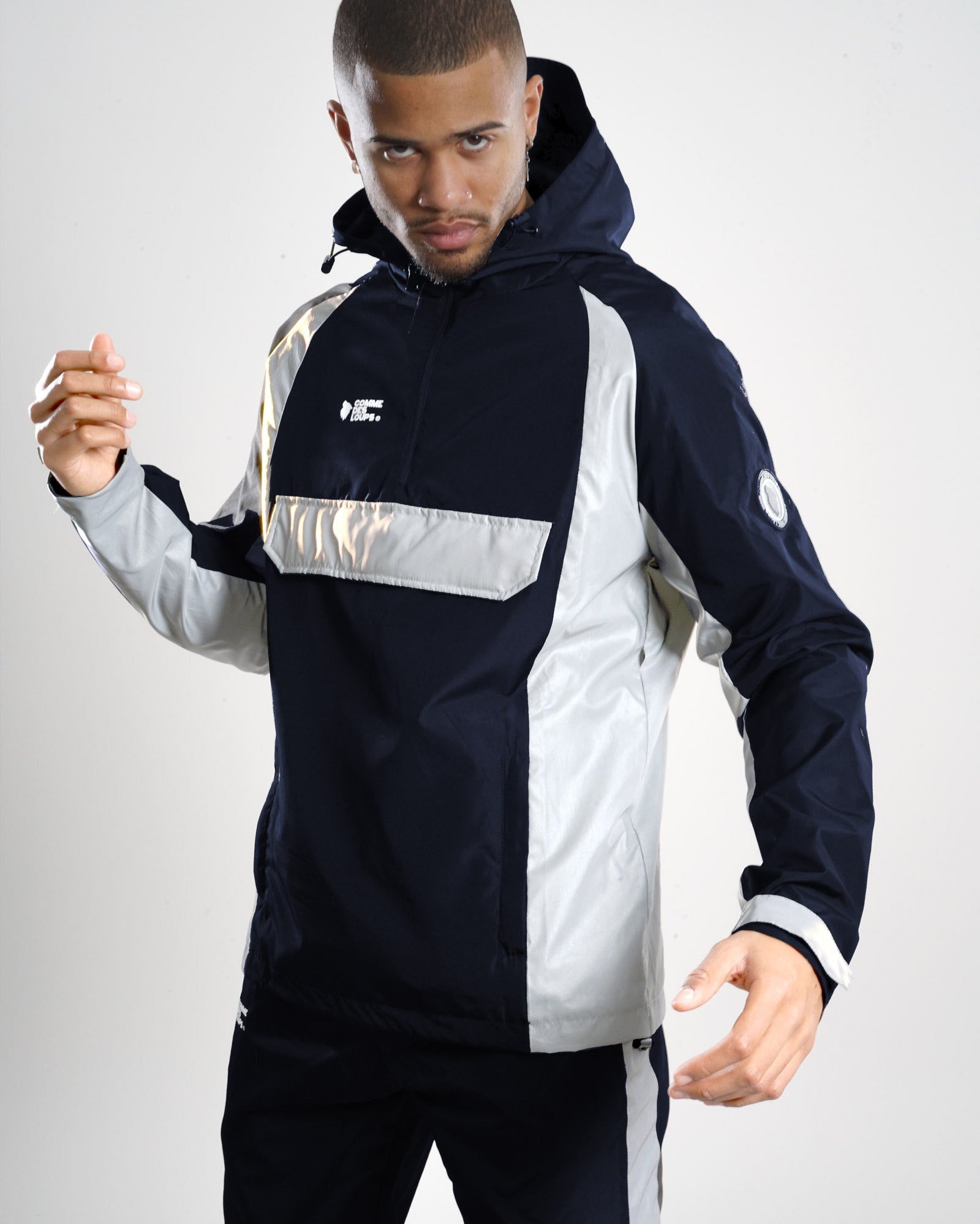 Tuta Bronx Comme des Loups - blu navy/bianca