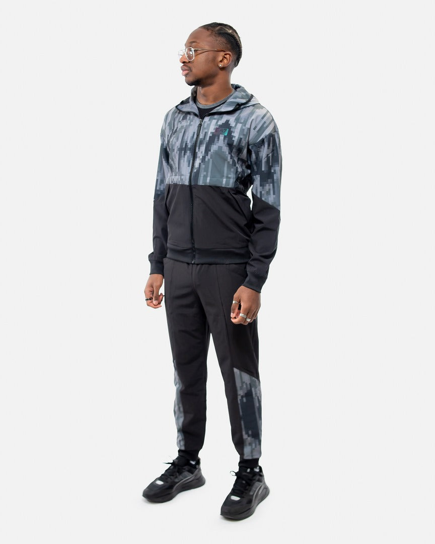 Emporio Armani EA7 Tracksuit - Black/Grey