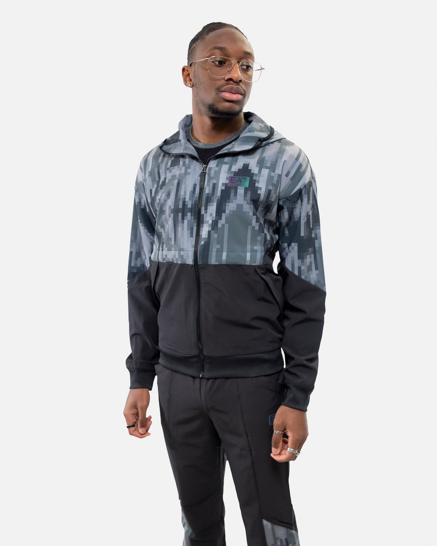 Emporio Armani EA7 Tracksuit - Black/Grey