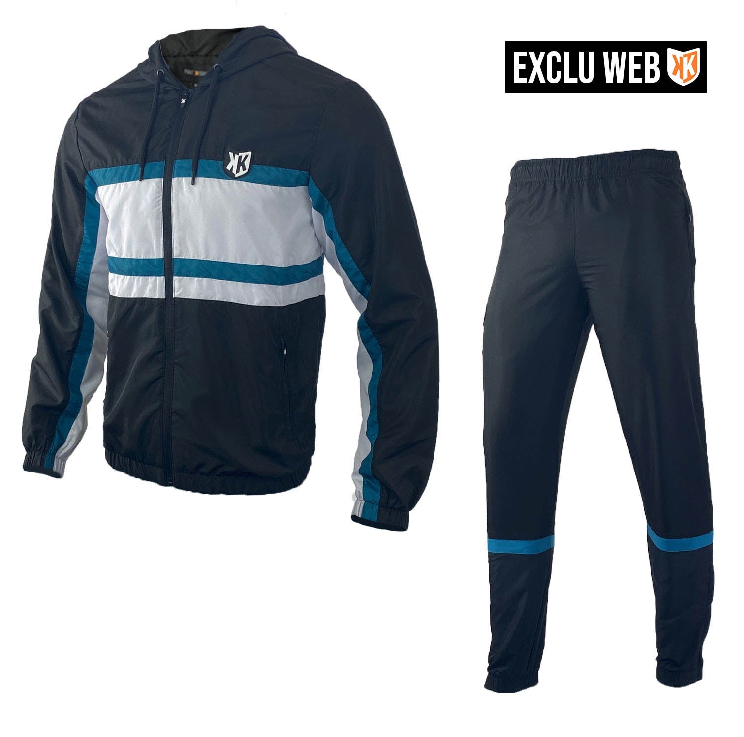 Survêtement FK Diamond V - Noir/Vert/Blanc