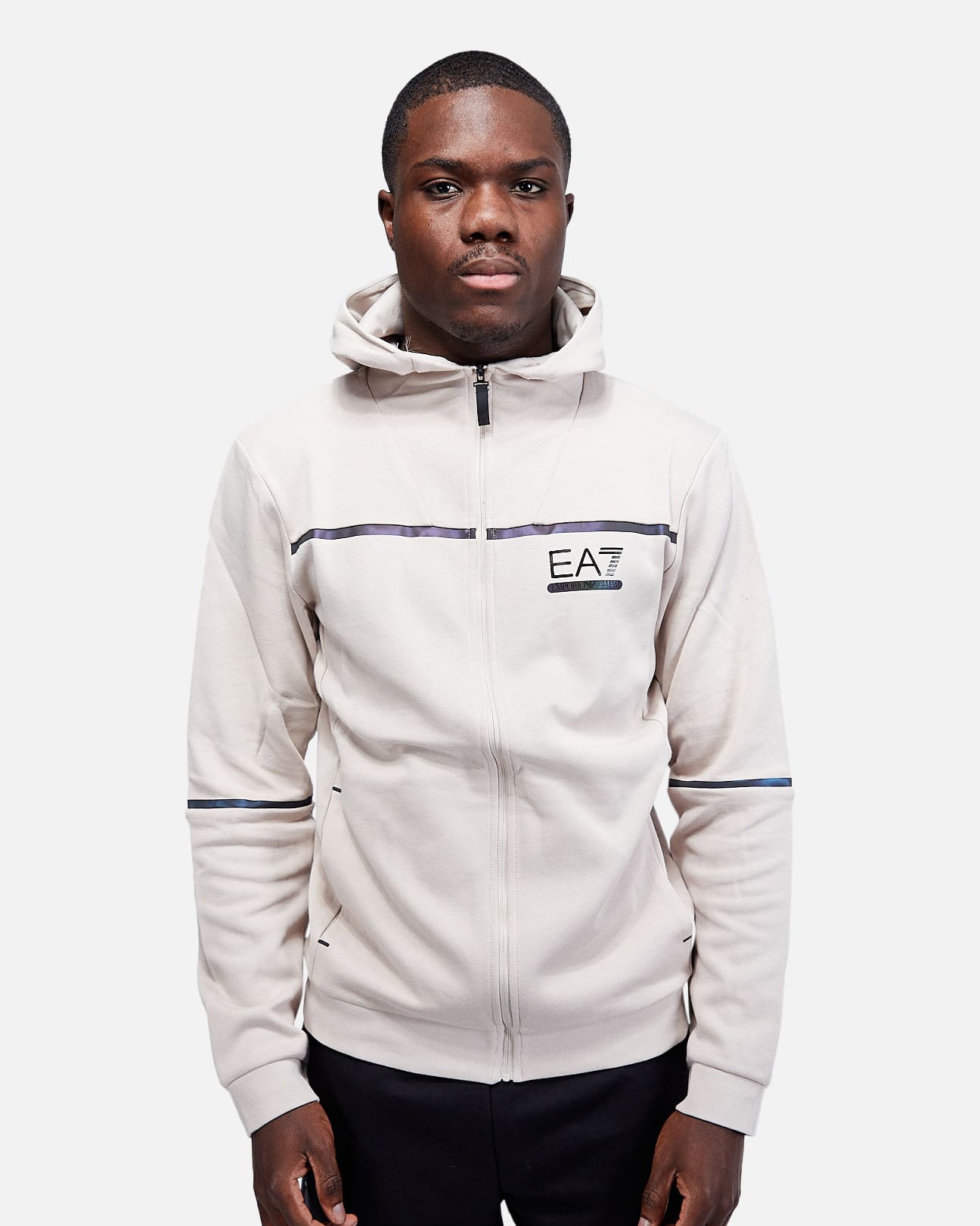 EA7 Chándal Sudadera Con Capucha Ventus 7 - Beige/Negro