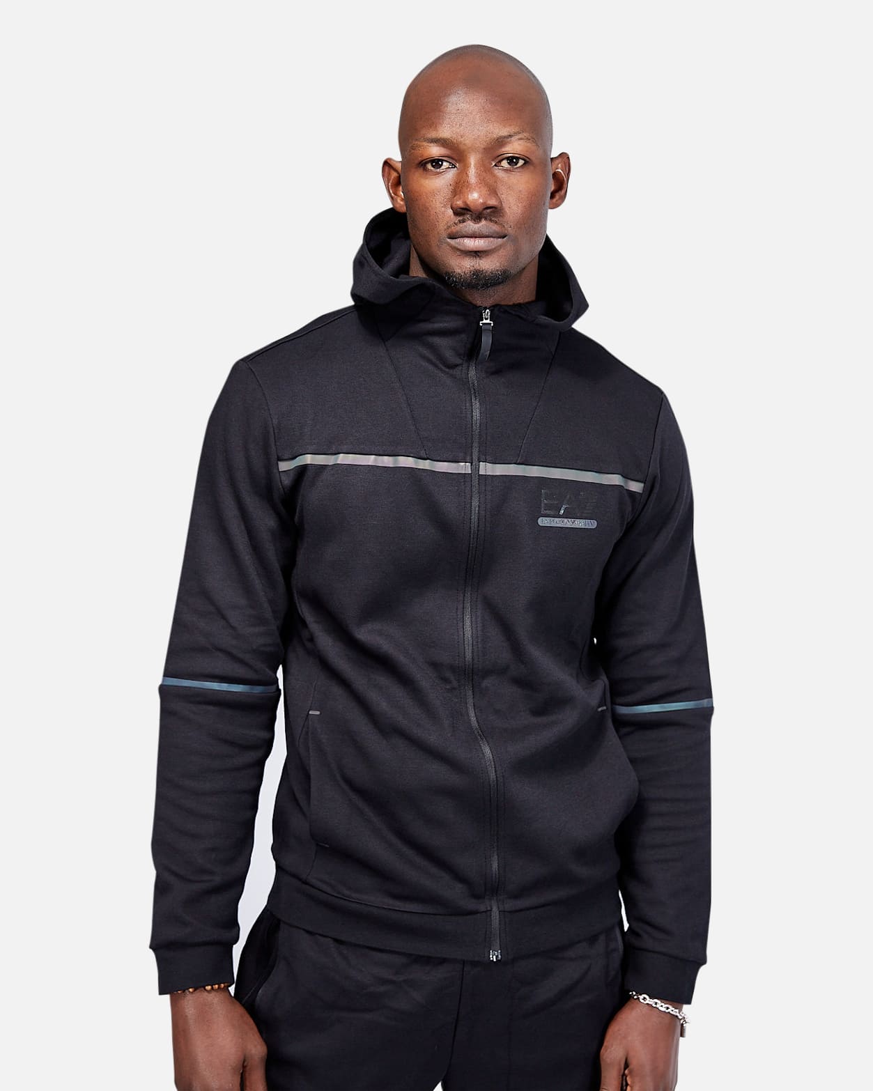 EA7 Trainingsanzug Hoodie Ventus 7 Trainingsanzug - Schwarz