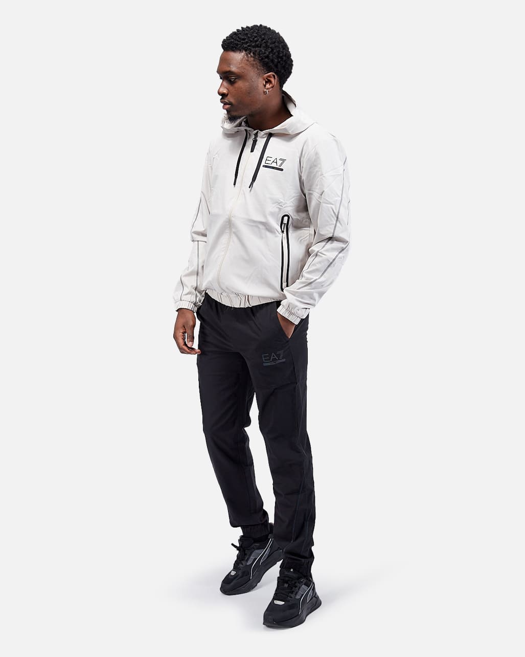 Survêtement EA7 Tracksuit Ventus 7 - Beige/Noir