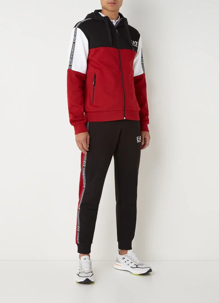 EA7 Venus 7 Tracksuit - Black/Red/White