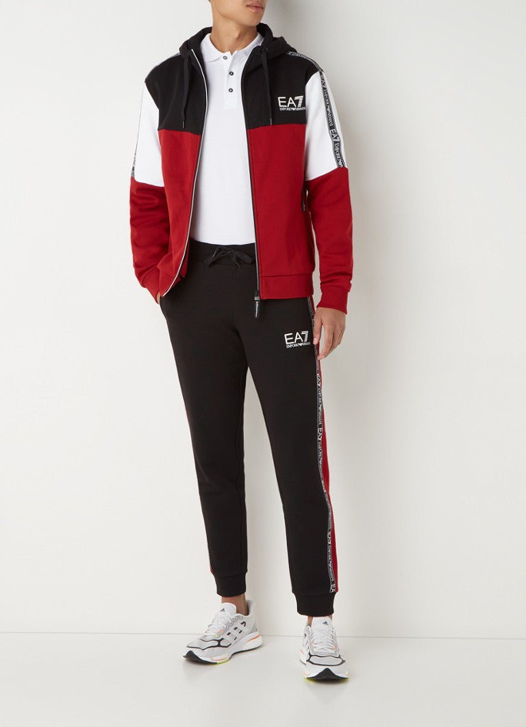 EA7 Venus 7 Tracksuit - Black/Red/White