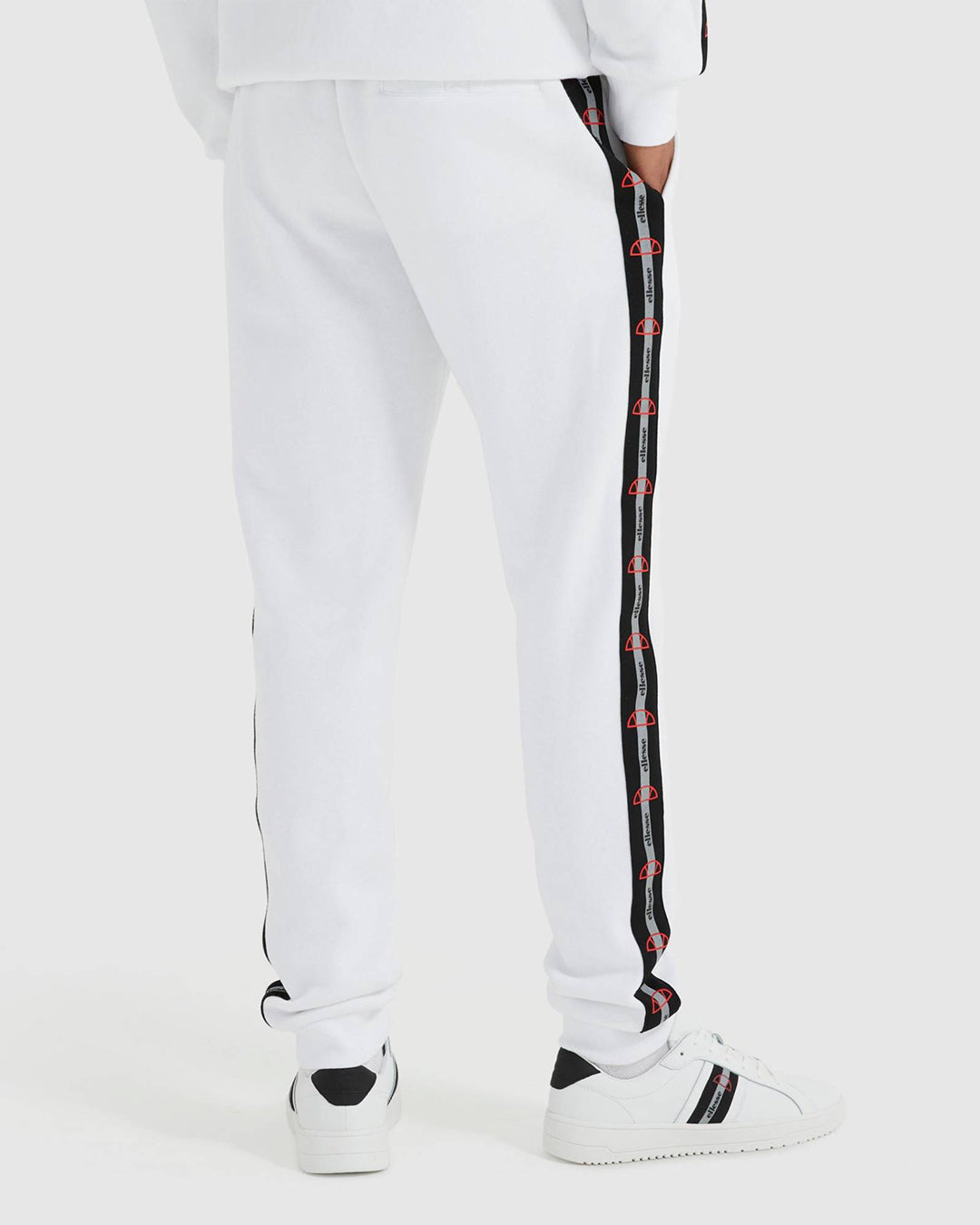 Pantalon de survêtement Ellesse Jettan - Blanc/Noir
