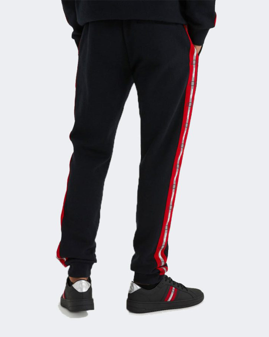 Pantalon de survêtement Ellesse Jettan - Noir/Rouge