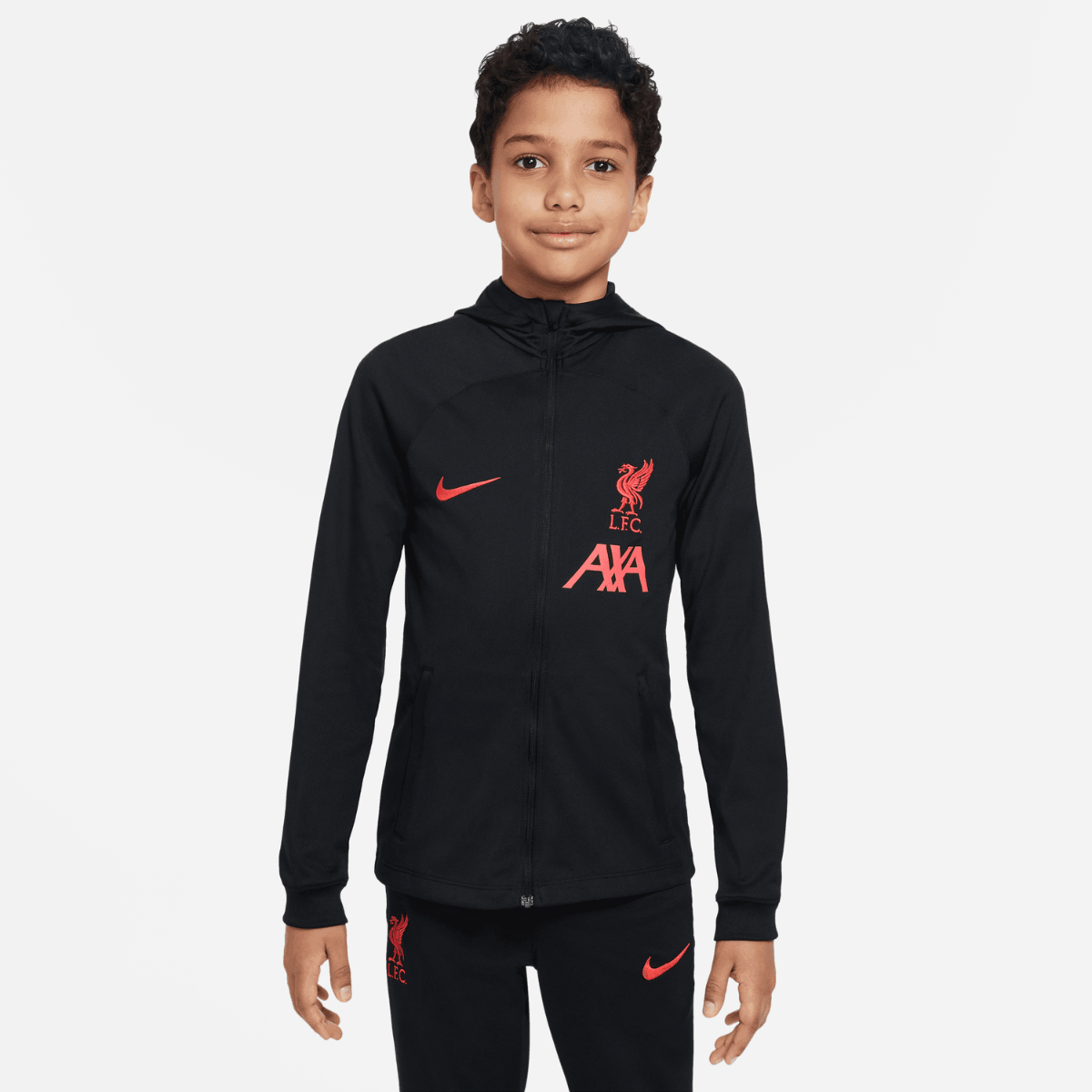 Liverpool Junior Tracksuit 2022/2023 - Black/Red