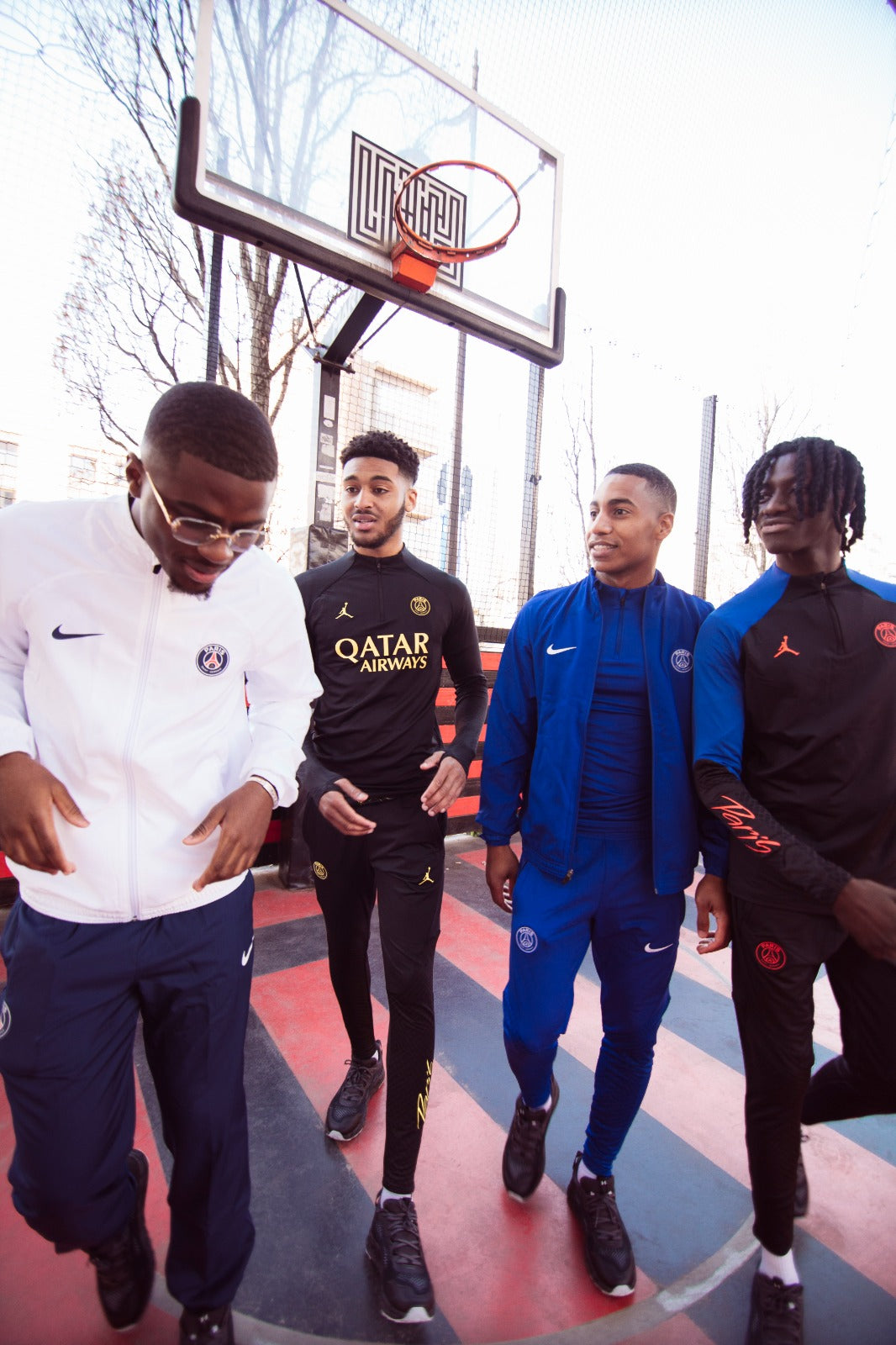 Tuta PSG Strike 2022/2023 - Bianca/Blu