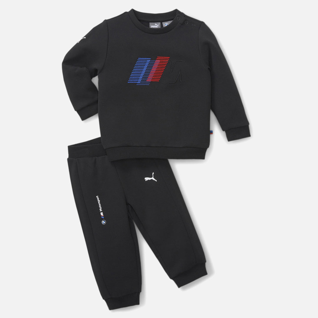 Tuta bambino Puma BMW M Motorsport Crew - nera/blu/rossa