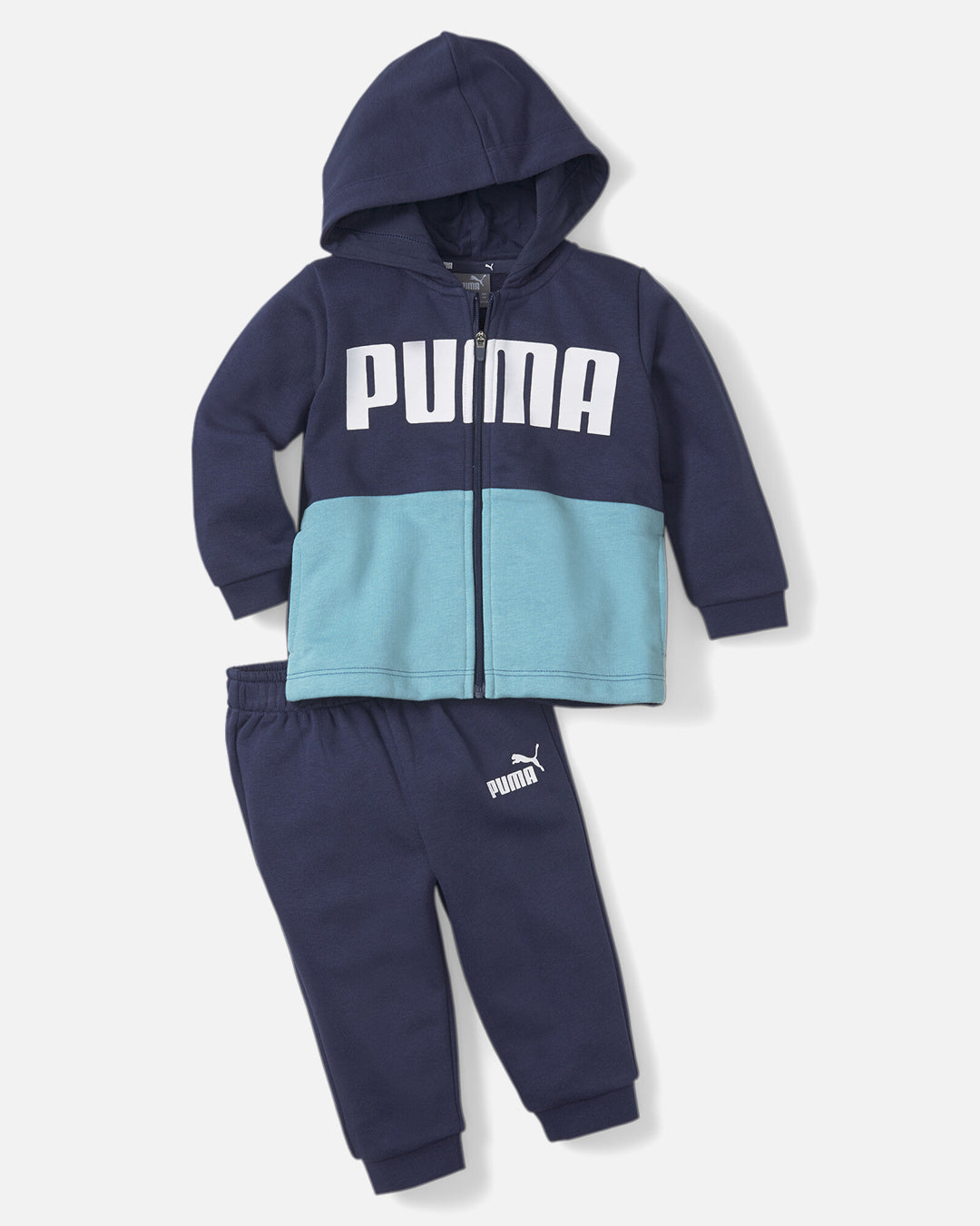 Puma Baby Minicats Colour-Block Tracksuit Set - Blue/White – Footkorner