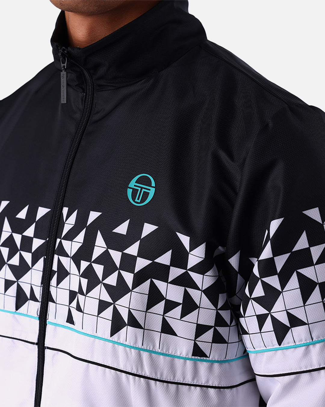 Survêtement Sergio Tacchini Dispersa - Blanc/Noir