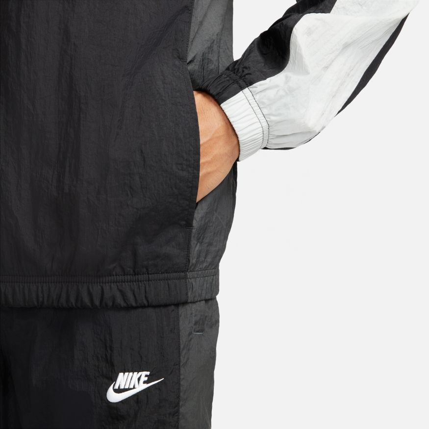 Nike Sportswear Essentials Woven Tracksuit - Black/White