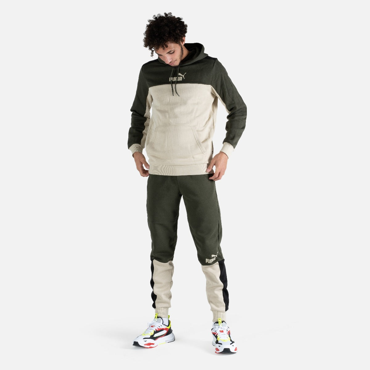 Puma Hoodie - Beige/Khaki