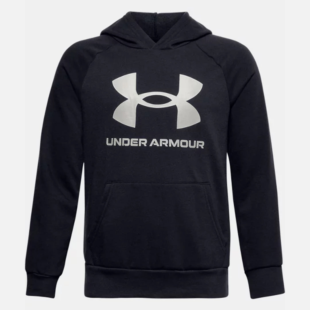 Sweat à capuche Under Armour Rival Fleece Big Logo Junior - Noir