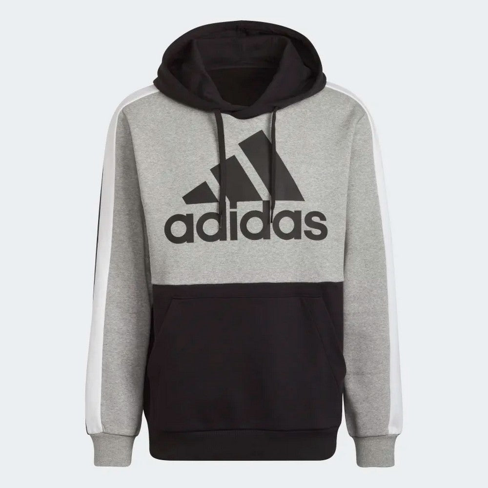 Adidas Essentials Colorblock Hoodie - Grey/Black