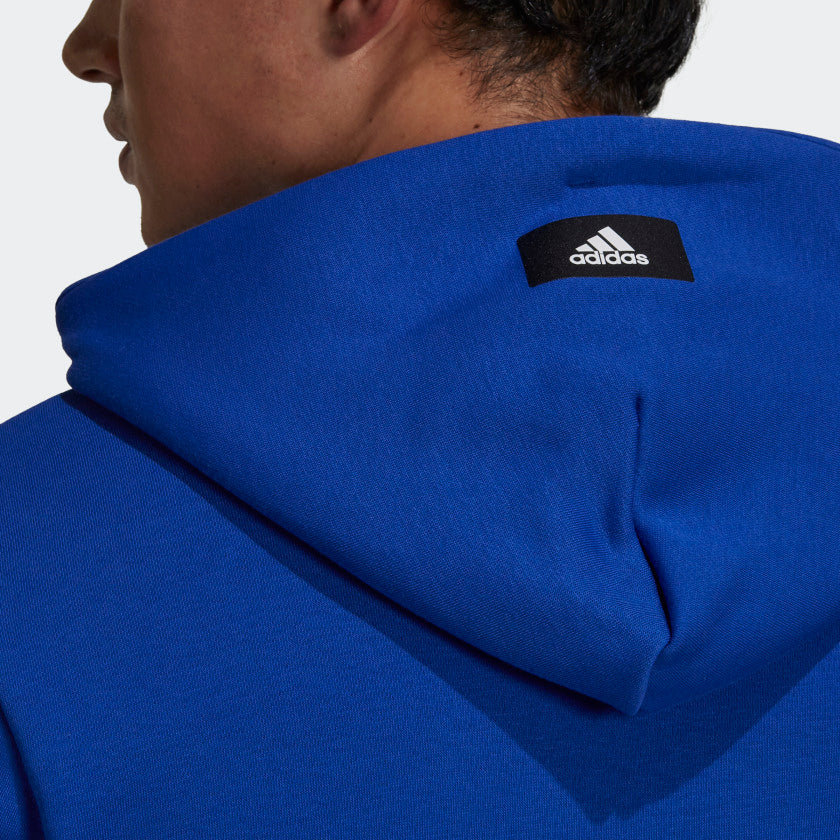Adidas Sportswear Colorblock Hoodie - Blue/Grey