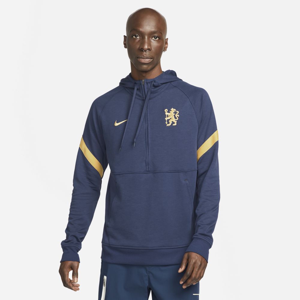 Sweat Capuche Chelsea Travel - Bleu/Jaune