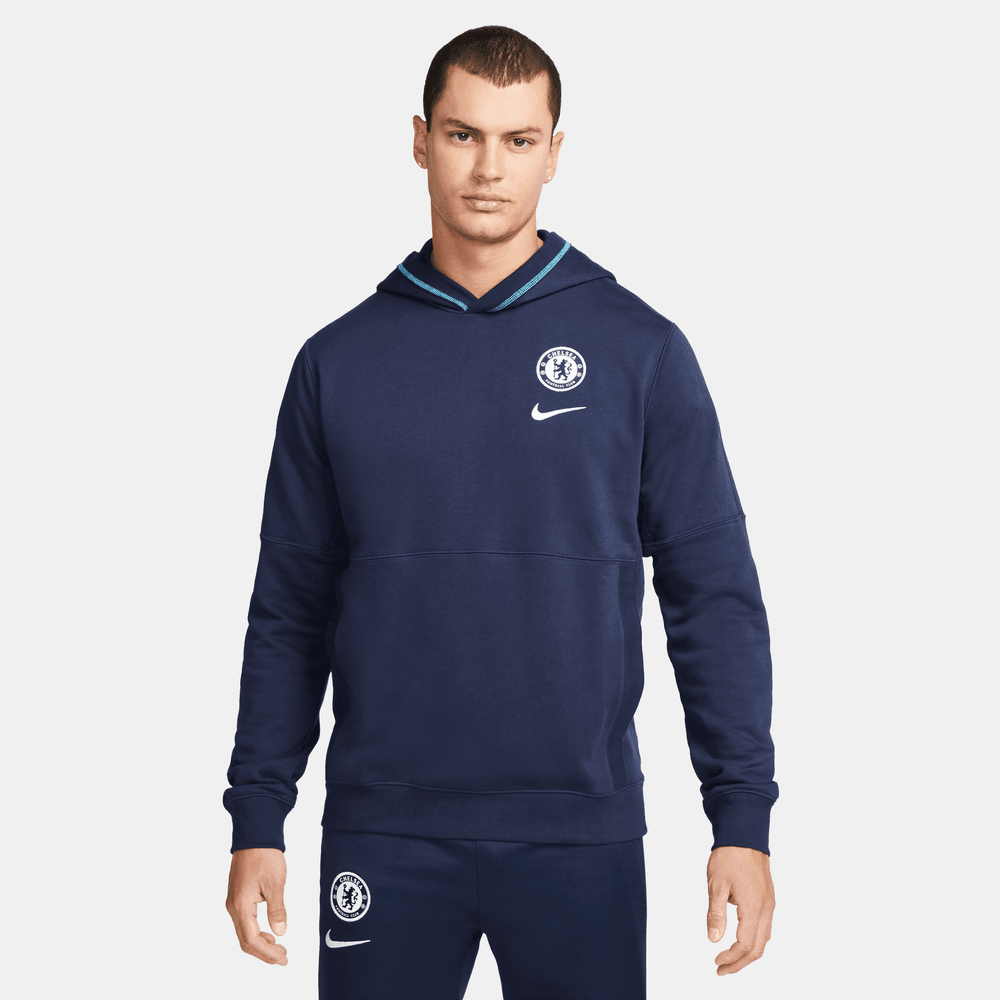 Sweat Capuche Chelsea Travel 2022/2023 - Bleu/Blanc