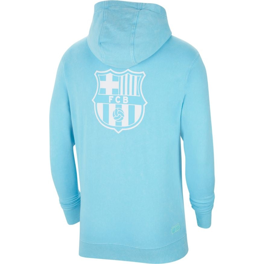 Felpa con cappuccio FC Barcelona 2021/2022 - Blu