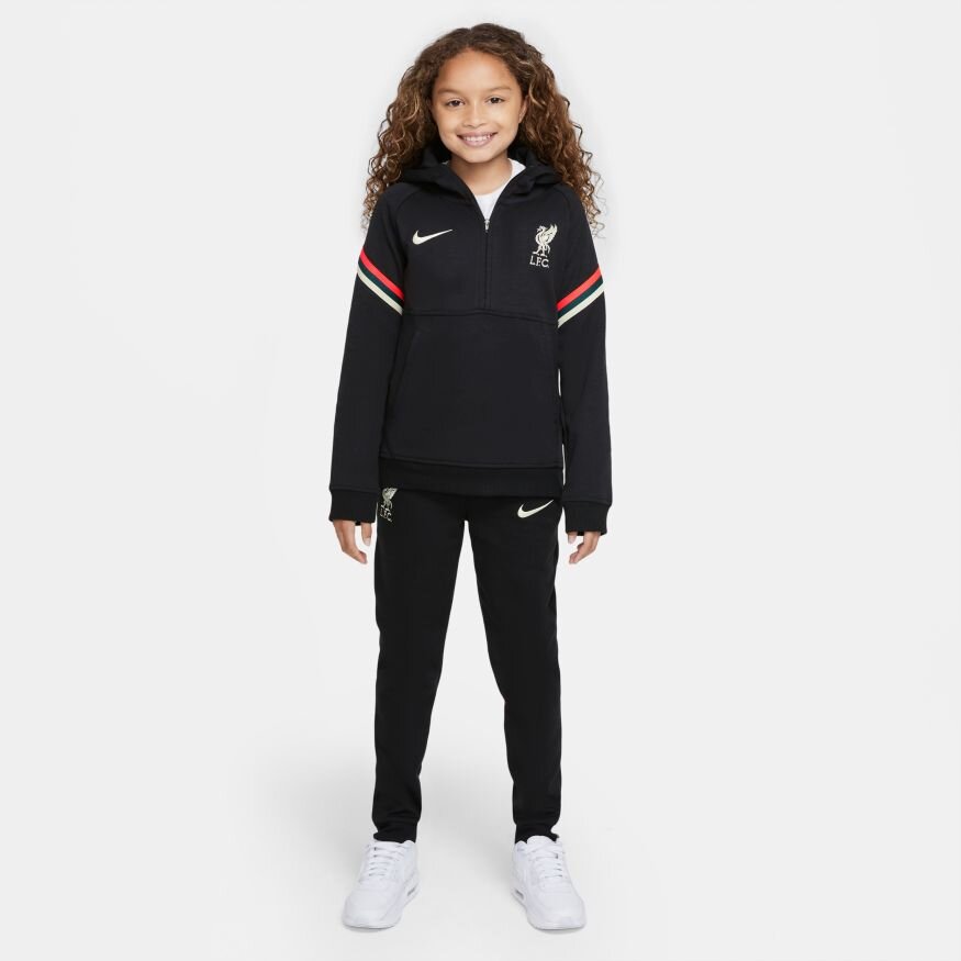 Liverpool Travel Junior Hoodie 2021/2022 - Black