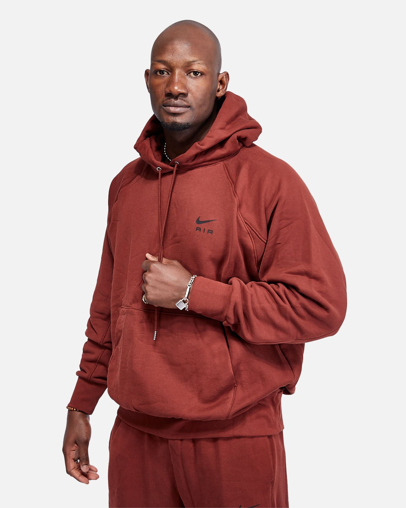 Sweat à capuche Nike Air - Marron