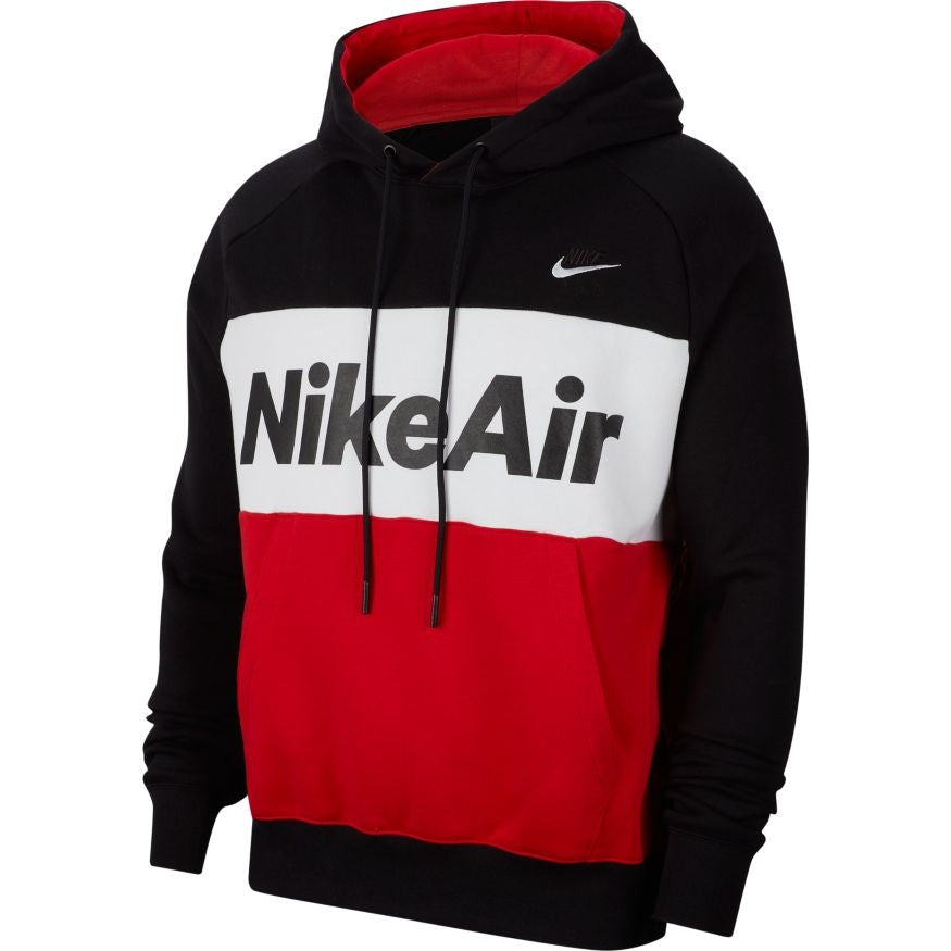 Sweat à capuche Nike Air - Noir/Blanc/Rouge – Footkorner