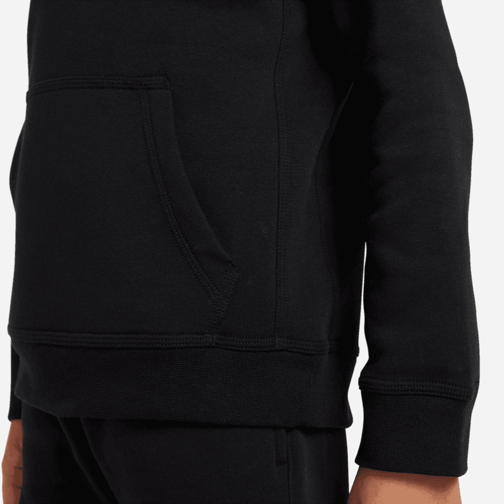 Felpa con cappuccio Nike Sportswear Club Junior - nera/bianca