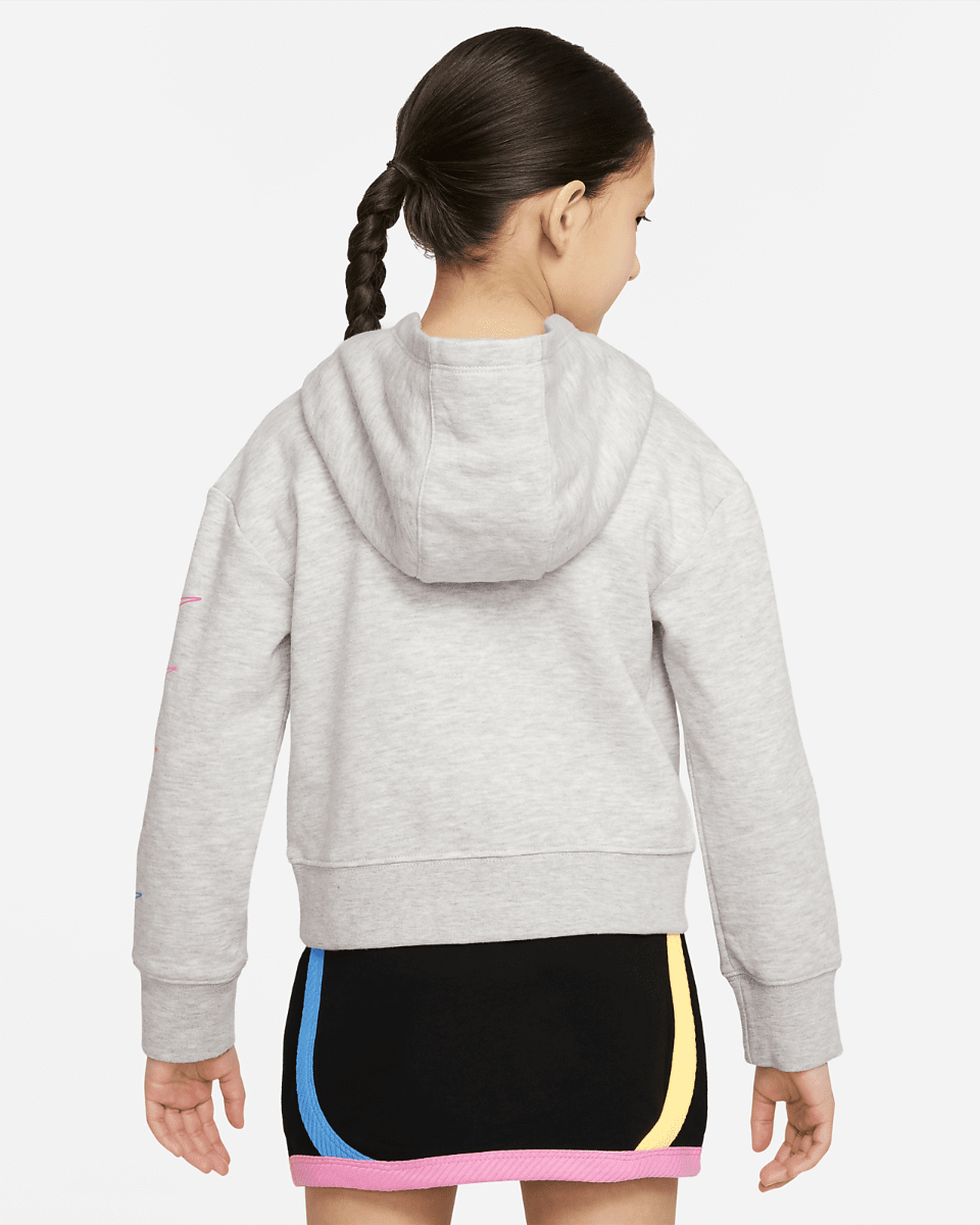 Sweat Capuche Nike Sportswear Enfant - Gris/Rose