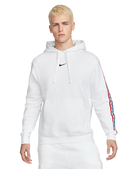 Red white nike hoodie sale