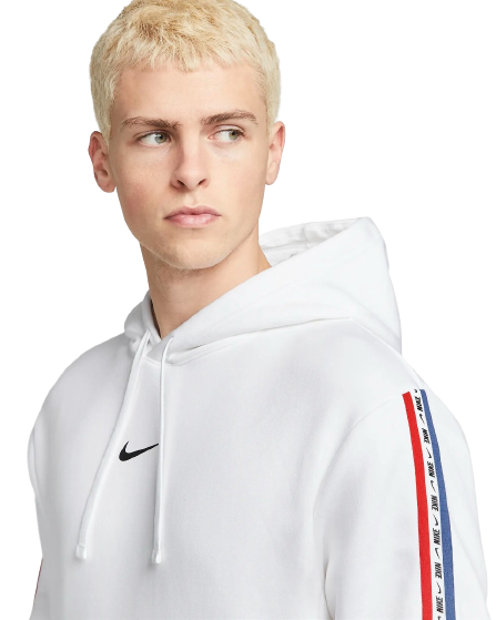 Sudadera Nike Sportswear Fleece - Blanco/Azul/Rojo