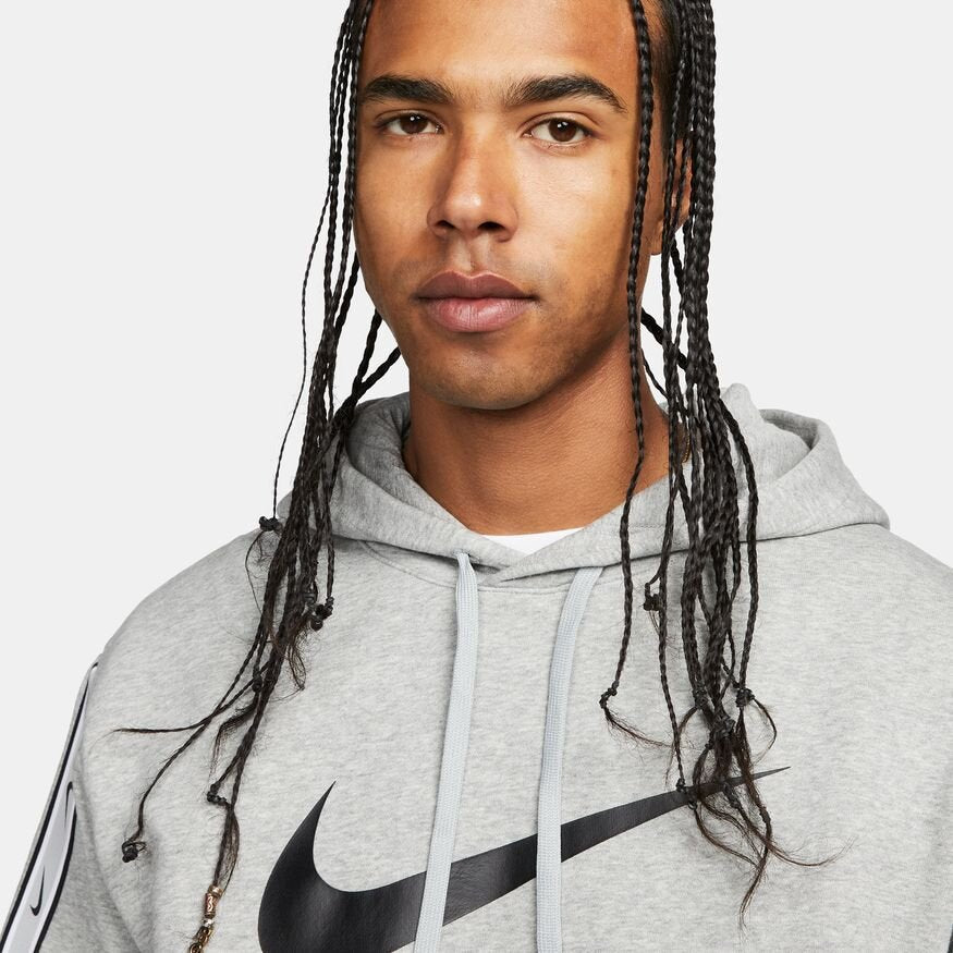 Felpa con cappuccio Nike Sportswear Repeat - grigia/nera