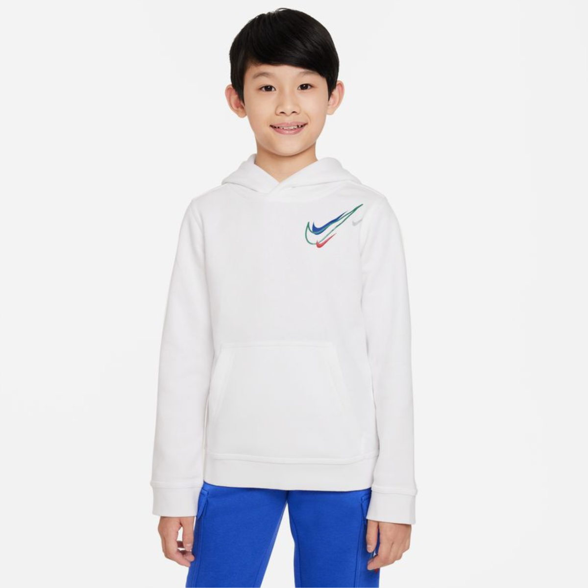 Nike felpa bambino bianche shop