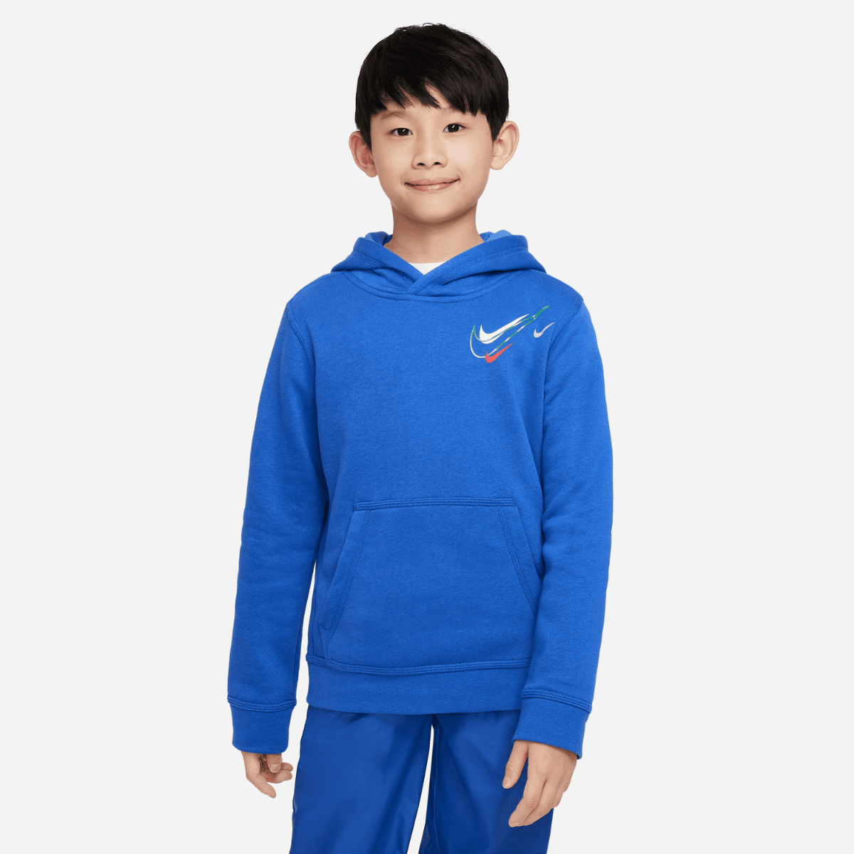 Nike Tech Fleece Junior Hoodie Blue Footkorner