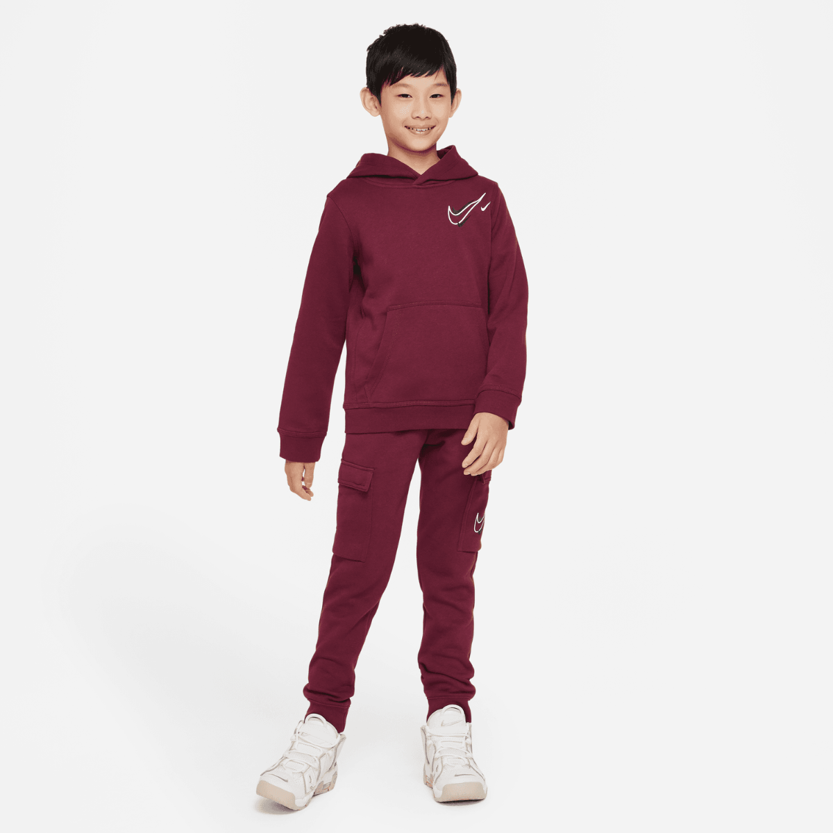 Sudadera Nike Tech Fleece Junior - Burdeos