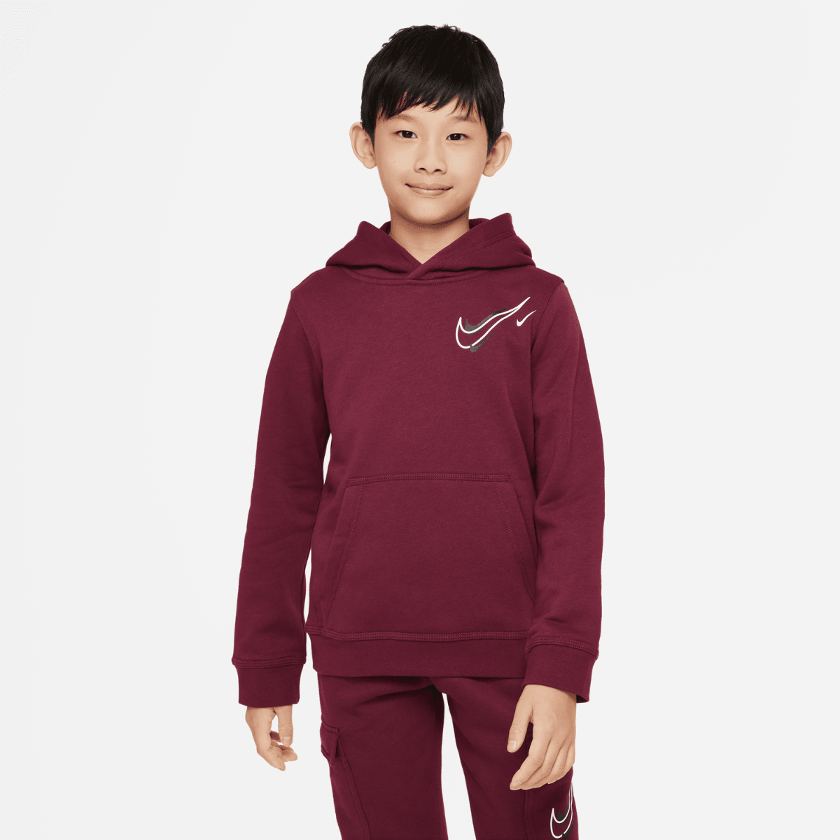 Sweat à Capuche Nike Tech Fleece Junior - Bordeaux