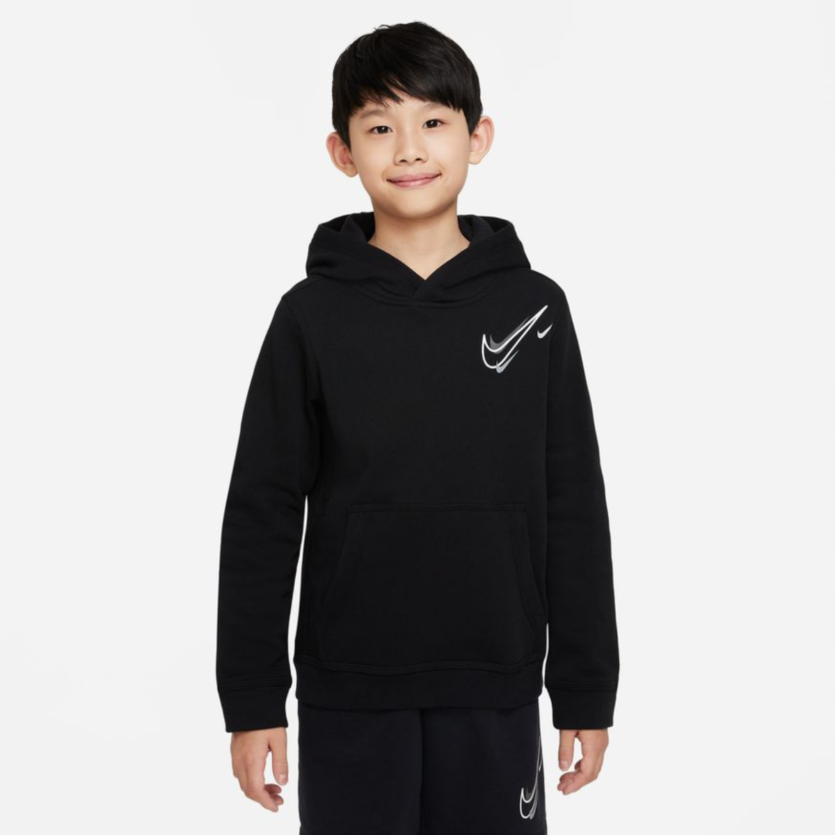 Black nike top jumper junior