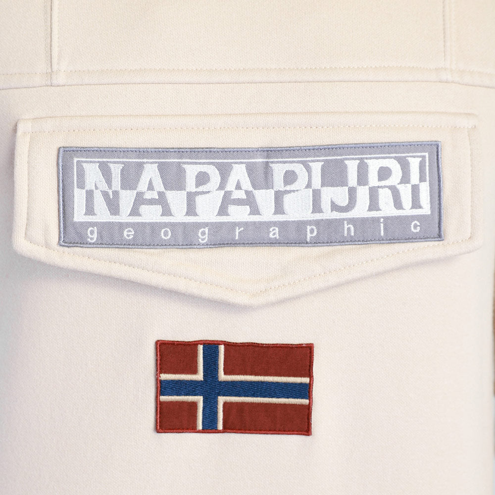 Sweat Capuche Napapijri Burgee - Beige