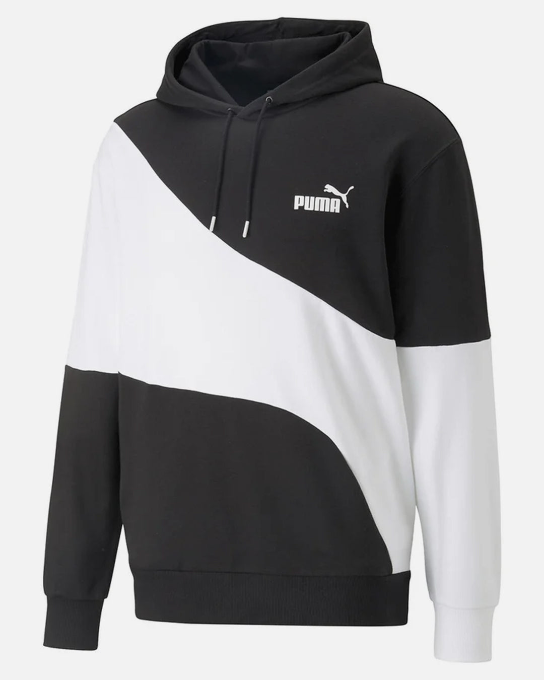 Sweat à capuche Puma Power - Noir/Blanc