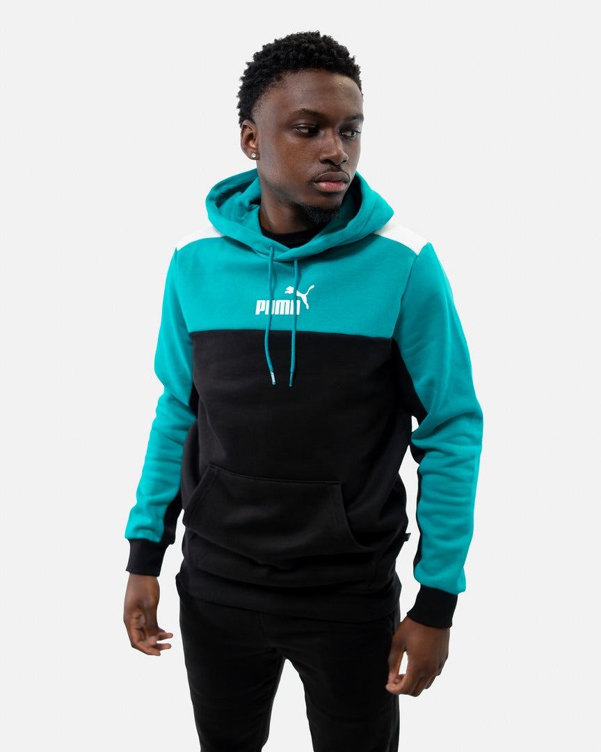 Sweat à capuche Puma - Vert/Noir