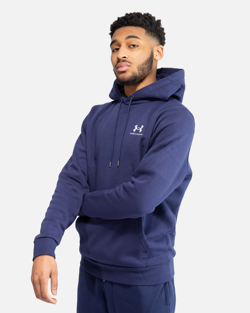 Felpa con cappuccio in pile Under Armour Essential - Navy – Footkorner