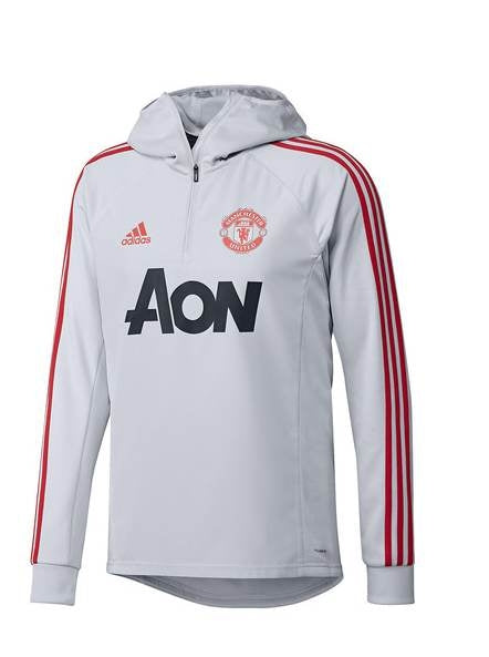 Felpa con zip Manchester United - Grigio - Stagione 2018/2019