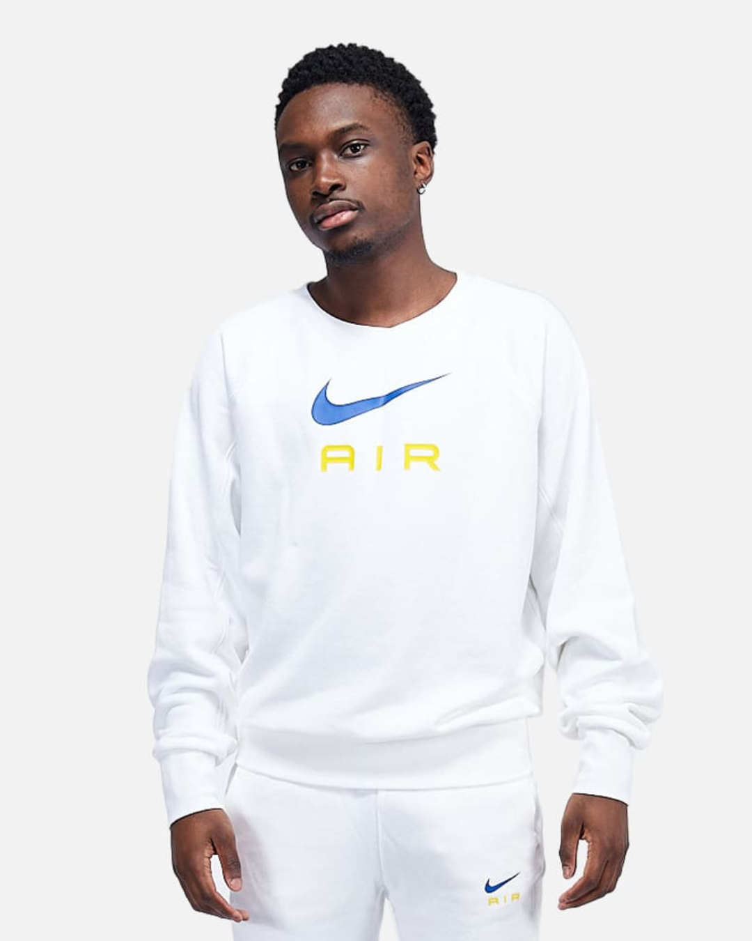 Sweat Nike Air - Blanc/Jaune