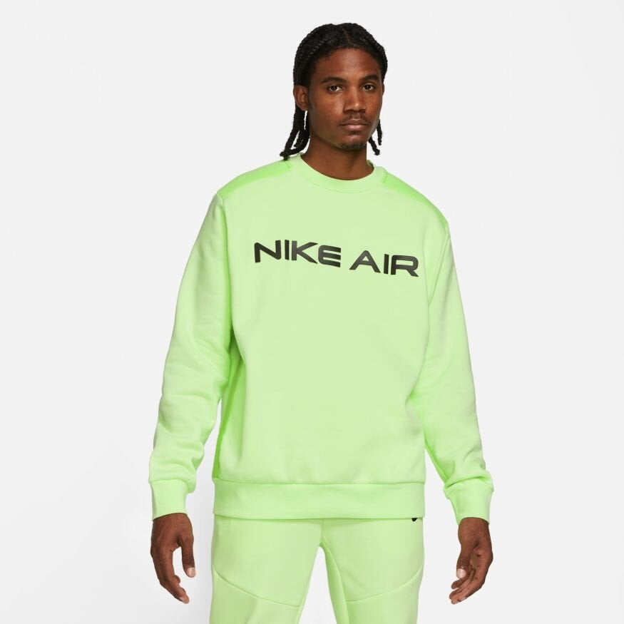 Felpa Nike Air Fleece - Verde fluo