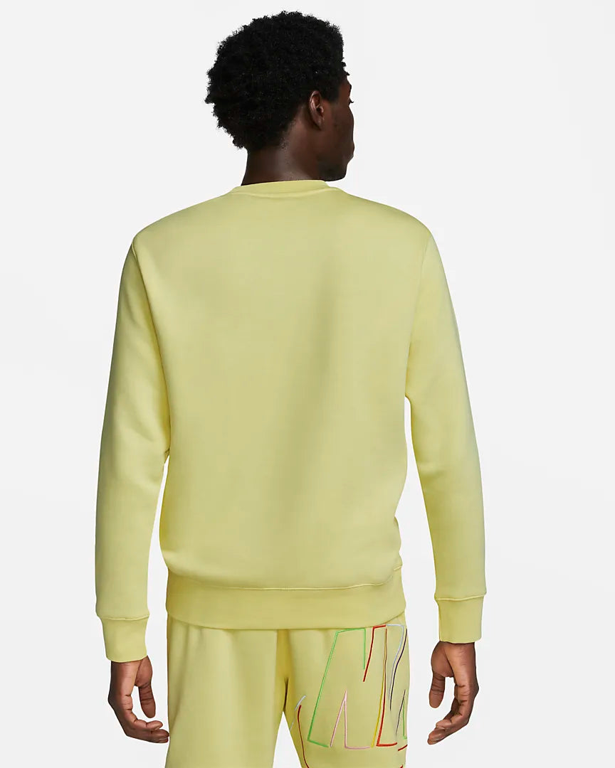 Sweat Nike Club Fleece+ - Jaune