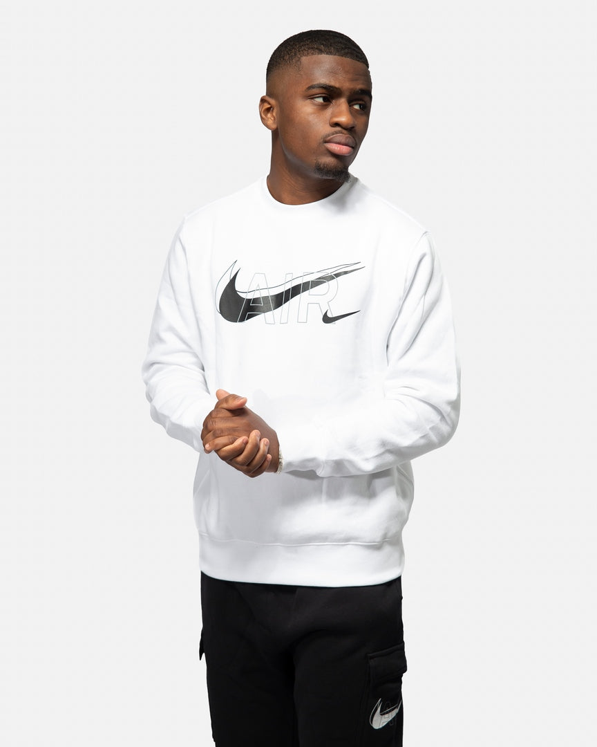 Nike Sweat à Capuche pour Homme Club Graphic Blanc BV2973-206