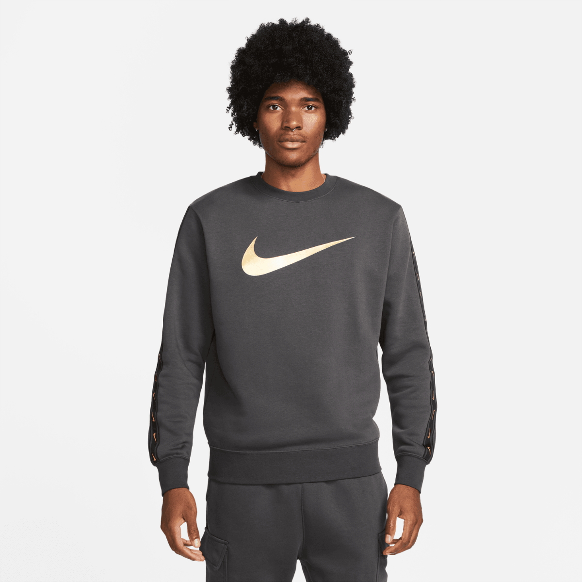 Sweat Nike Club Fleece Enfant - Noir/Doré – Footkorner